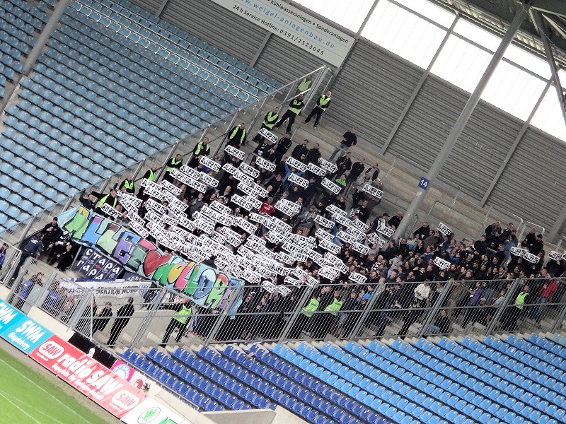 Trotz alledem: Gute Stimmung der NULLDREI-Fans!