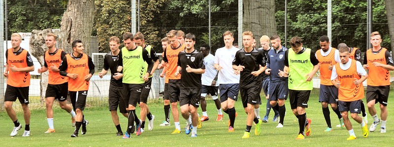 Laufen für den SVB-Saisonauftakt am 3.8.2014 in Nordhausen