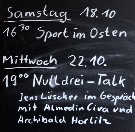 Im Nowawes: Kneipen-Talk mit Archibald Horlitz und Almedin Civa
