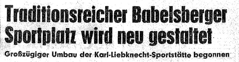 Schlagzeile der Tagespresse.