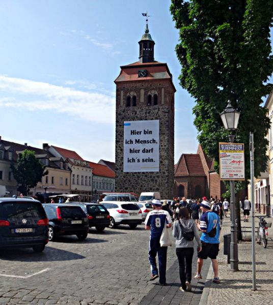 In Luckenwalde an der Nuthe, da gibts was uff die Schnute