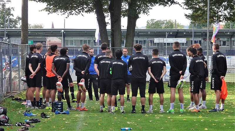 Auf dem Trainingsplatz im Karli