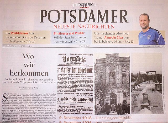 9. Nov. 2019: PNN mit Civas Abschiedsankündigung