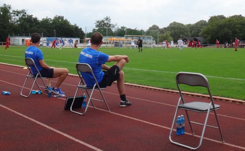 Predrag Uzelac und Matthias Boron beim Test in Stahnsdorf