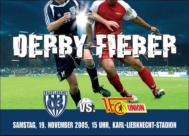 Babelsberg 03 vs. Union Berlin: Derby-Fieber